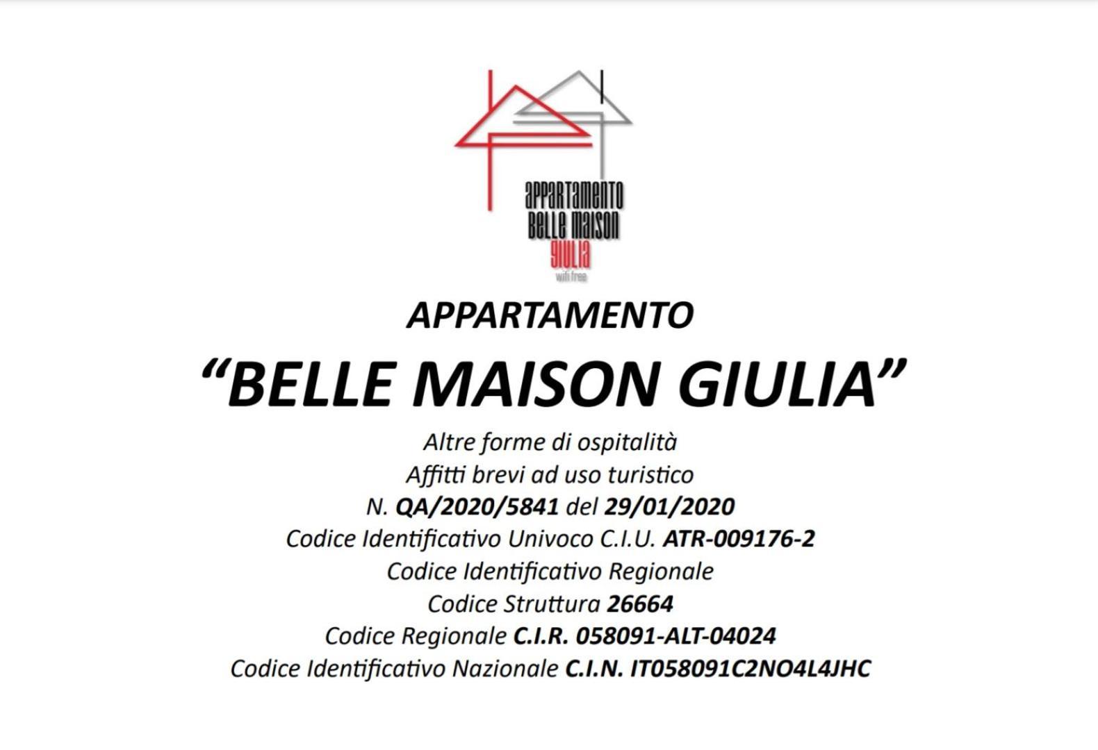 Apartment Belle Maison Giulia
